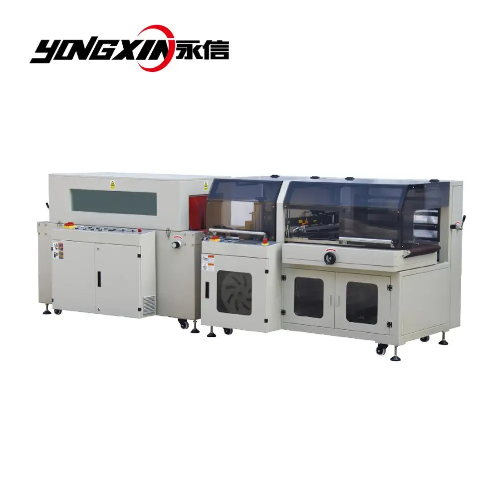 Wholesale up-down stacker side sealing sealer shrink wrap machine for home use bottles