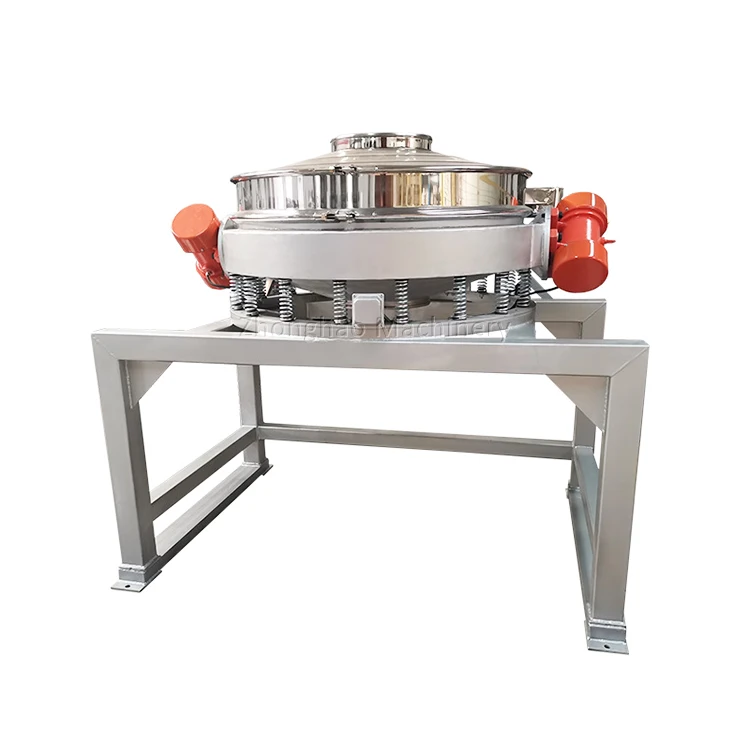 Diameter 600mm inline  vibrating screen circular vibratory powder sieve corn starch vibrating sifter