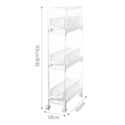 Hot selling Plastic Multi Tire White Storage Rack / Shelf