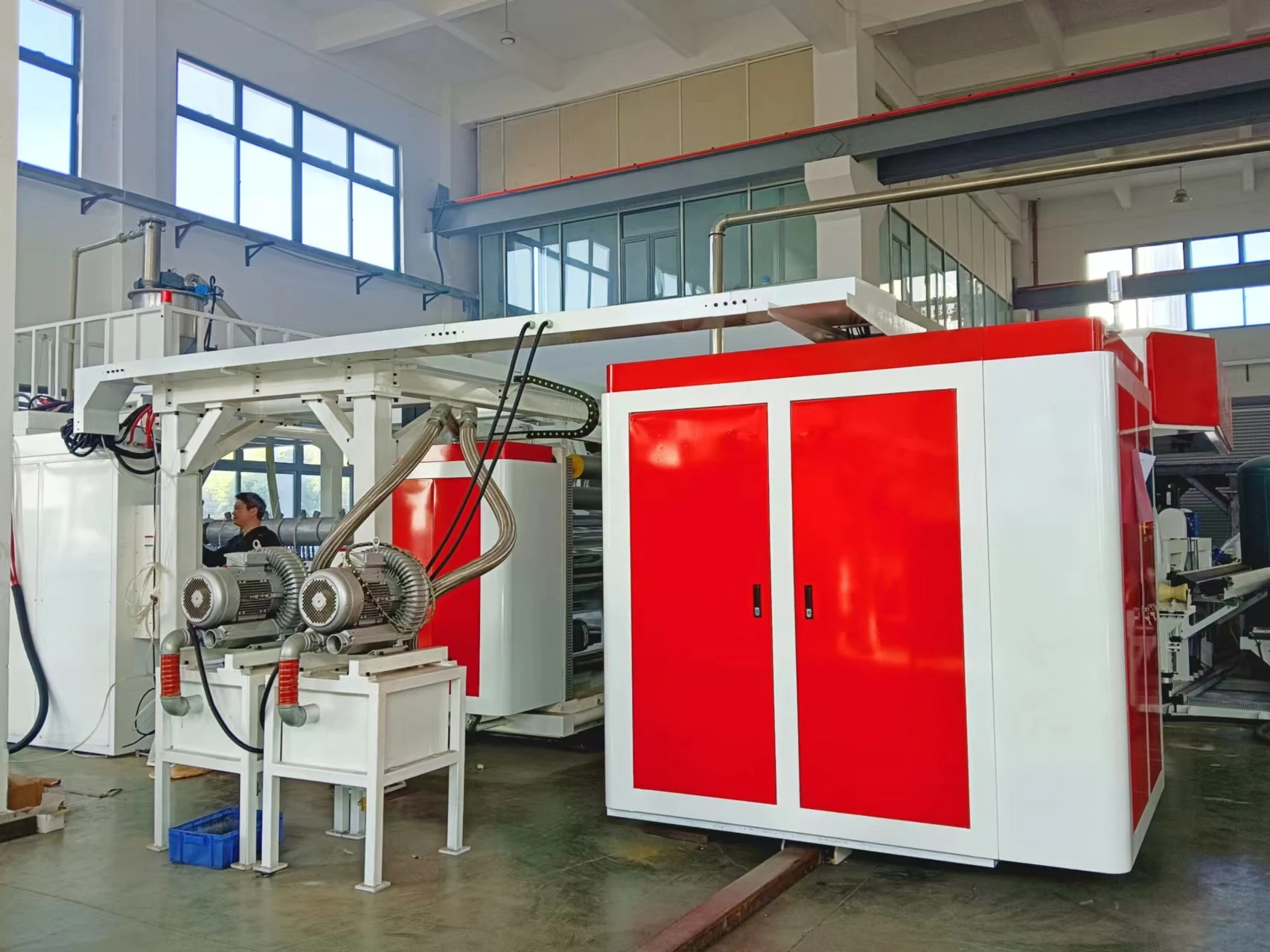 2024 Hot Sale PVC Cling Film Making Machine PVC Super Clear Film Wrapping Film Extrusion Machine Production Line