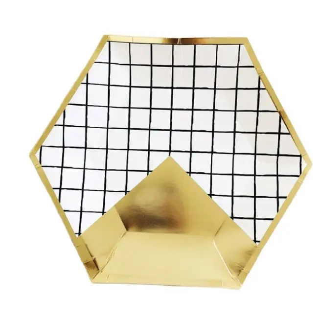 
High Quality Birthday Party Supplies Set Disposable Paper Plates Cups And Napkins Tableware Sets Include Dinner 