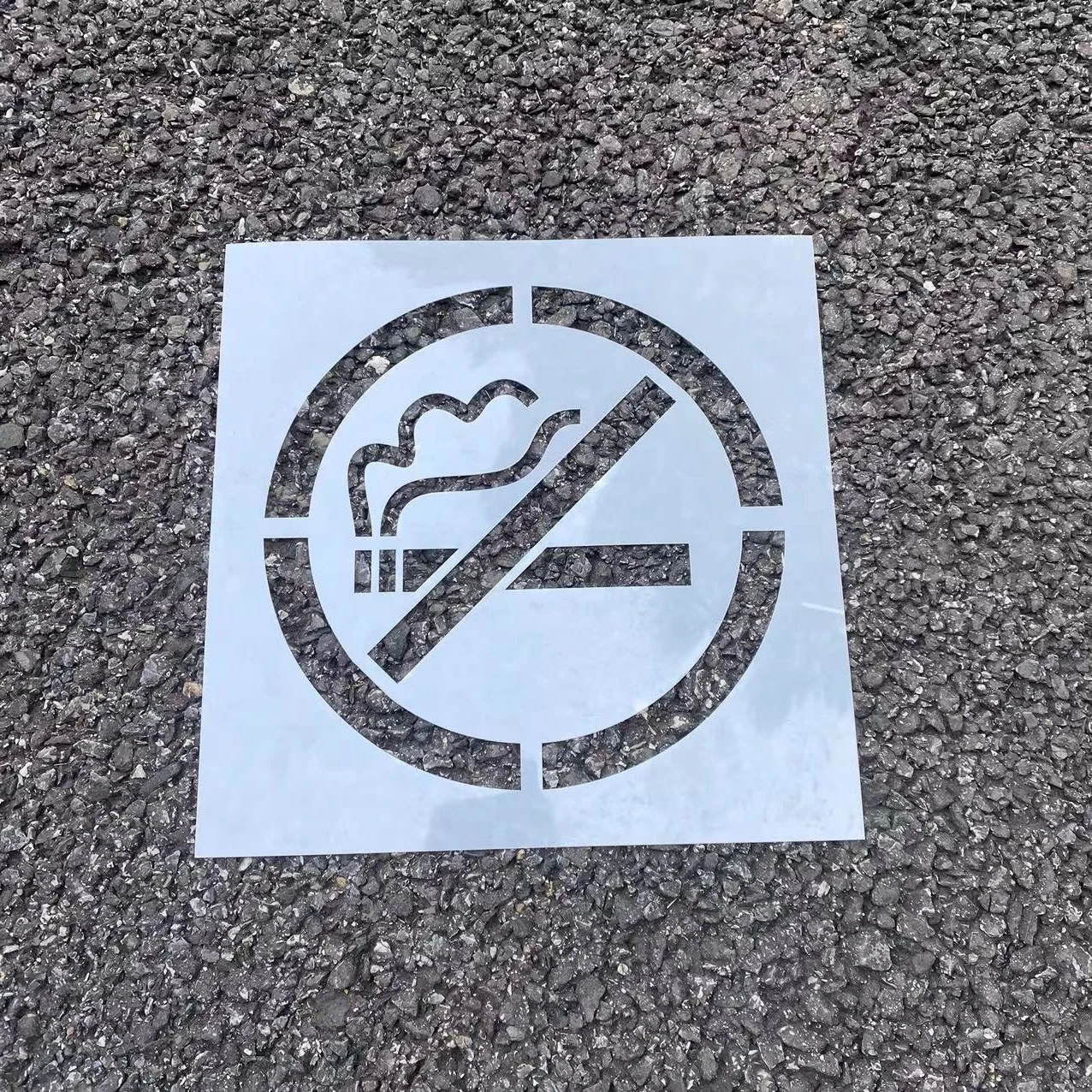 Stencils Set Hot Sell Plastic brushing PpWhite CustomizedCraftPETaccessiblesignboardtagcharacterisiticbarrierfree