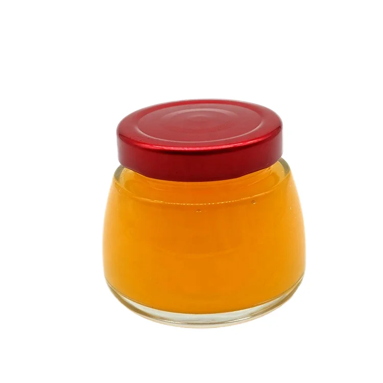 Factory Produced Wholesale Different Sizes Glass Jar 30ml 50ml 75ml 120ml Round Glass Honey Jar Metal Lid