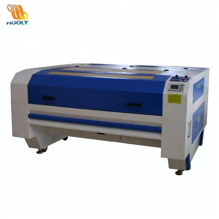 HOOLY 1610 Lazer Cutter 80w 100w Mdf Textile Foam Leather Plywood Acrylic Fabric Wood cnc Co2 Laser Cutting Machines