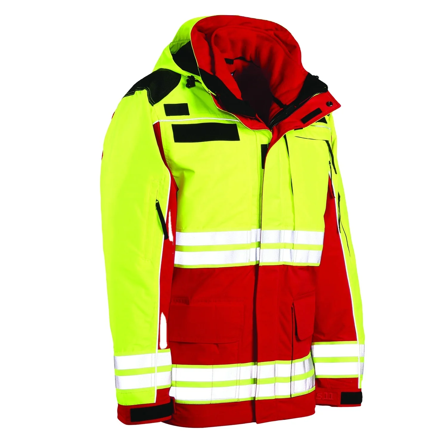 OEM Мужская Защитная куртка Hi-Viz рабочая с высокой видимостью светоотражающая