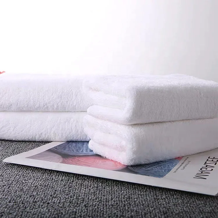 Wholesale quality 100% cotton white bath hotel towels for hotel