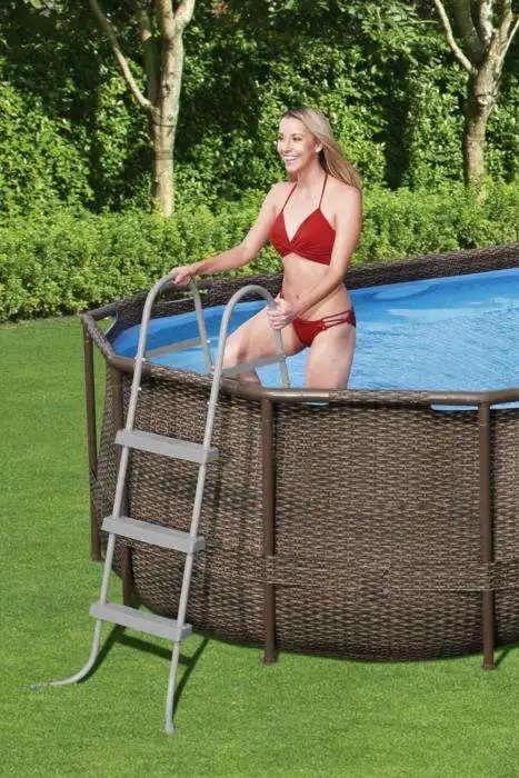 BESTWAY 56714 Above ground steel swimming pools piscina outdoor pool