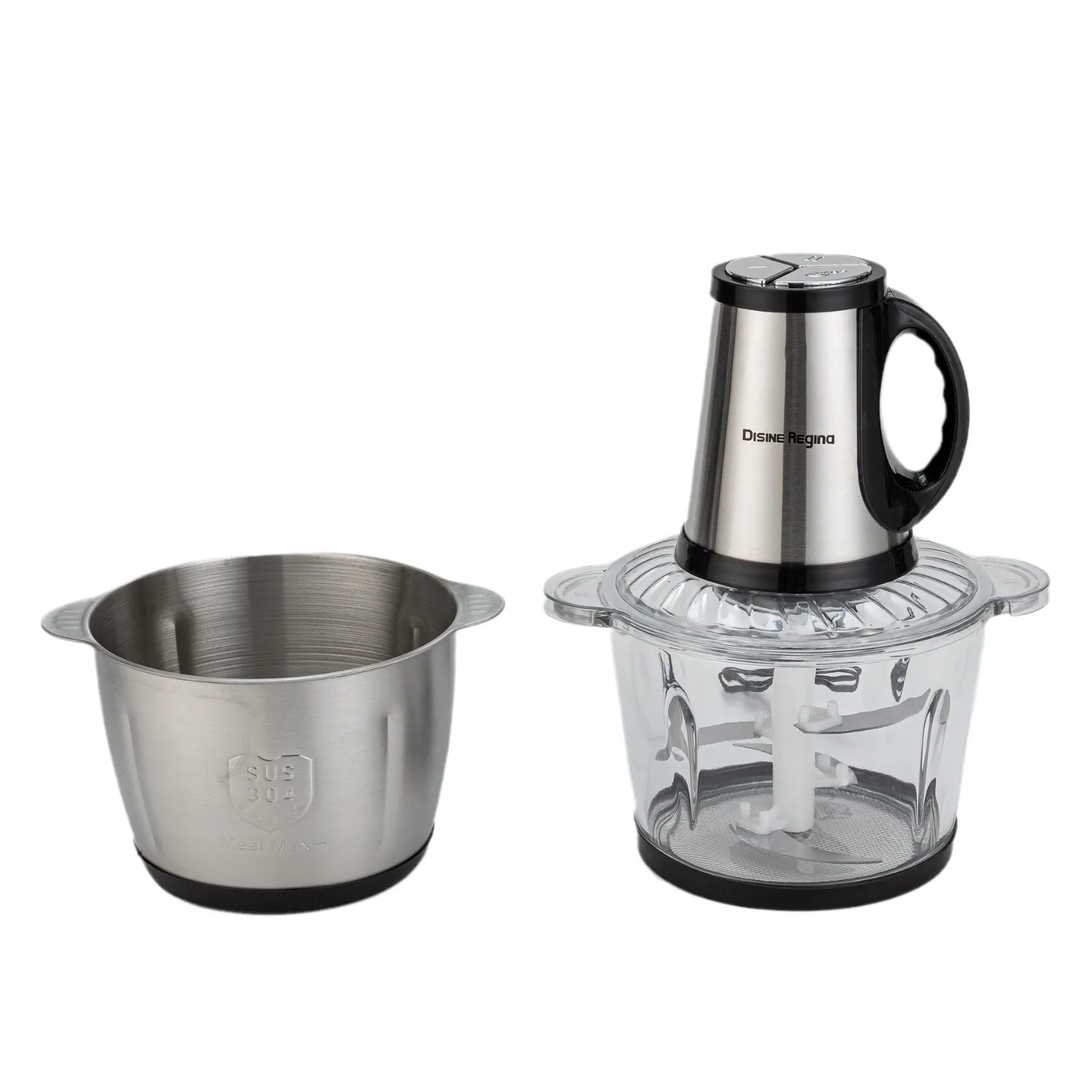 Multifunctional 2 in1 Meat Blender Dual Speed Capacity 3L Electric Food Processor With Stainless Steel Blade