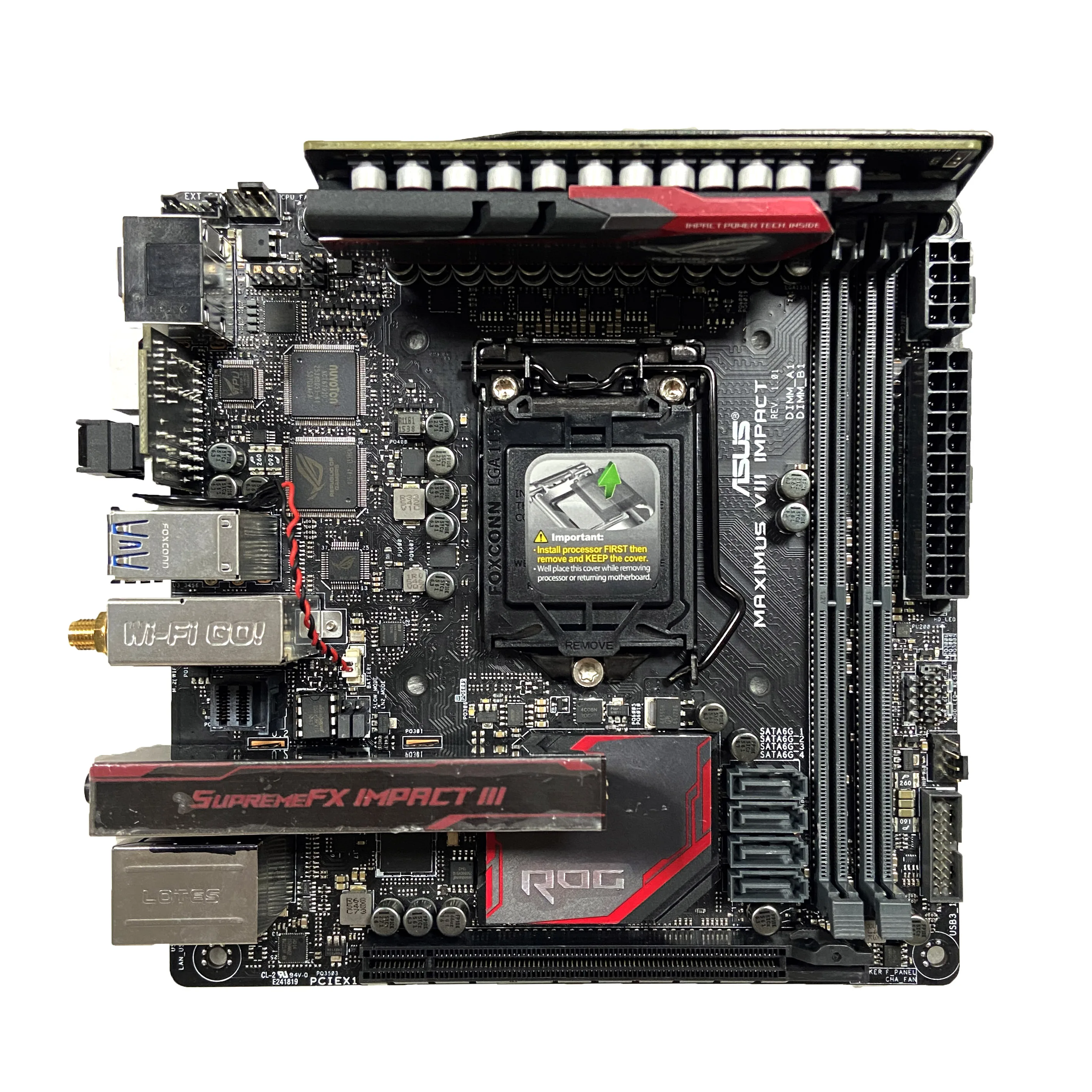 Motherboard MAXIMUS VIII IMPACT with Intel Z170 LAG 1151 DDR4 32GB for desktop computer motherboard
