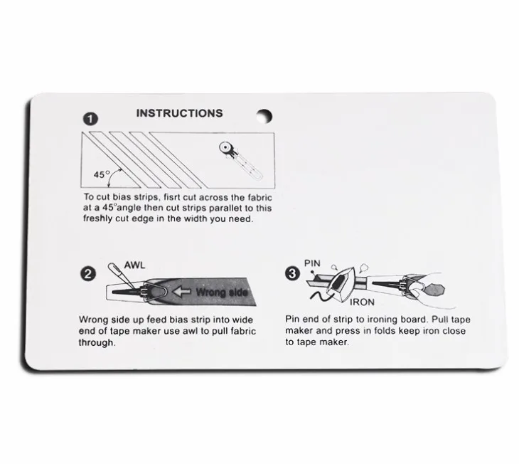 Belt maker DIY craft Decor Beader Hand Tools Package Edge Sewing Accessories Pull Cylinder Tape Trim Control Bias Tape maker