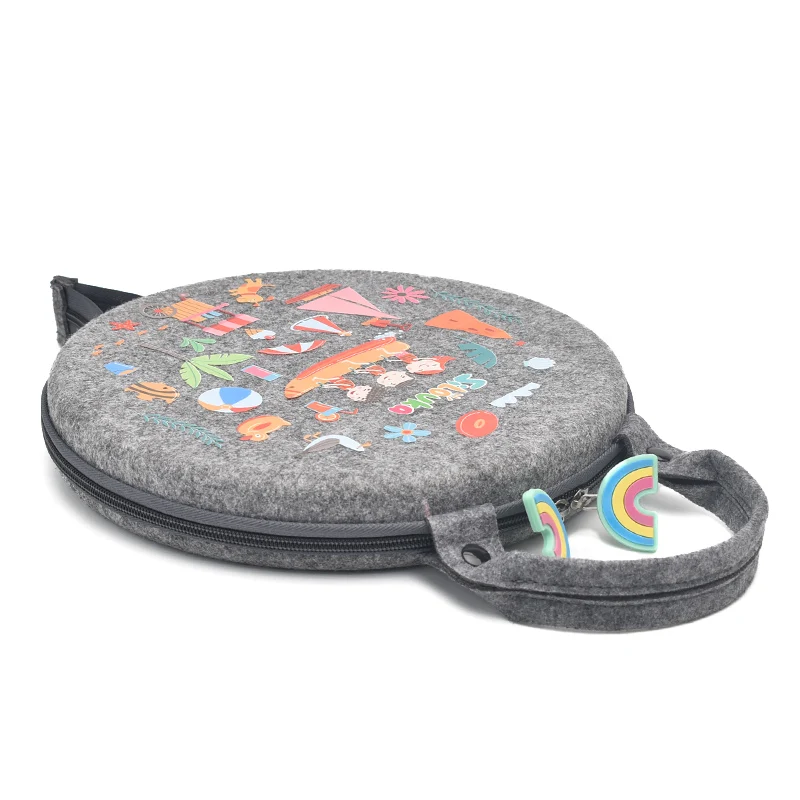 Montessori Basic Skills Activity Toys Board Toddlers Early Education Baby Felt Busy Board Bag Multi Activities Felt Busy Books