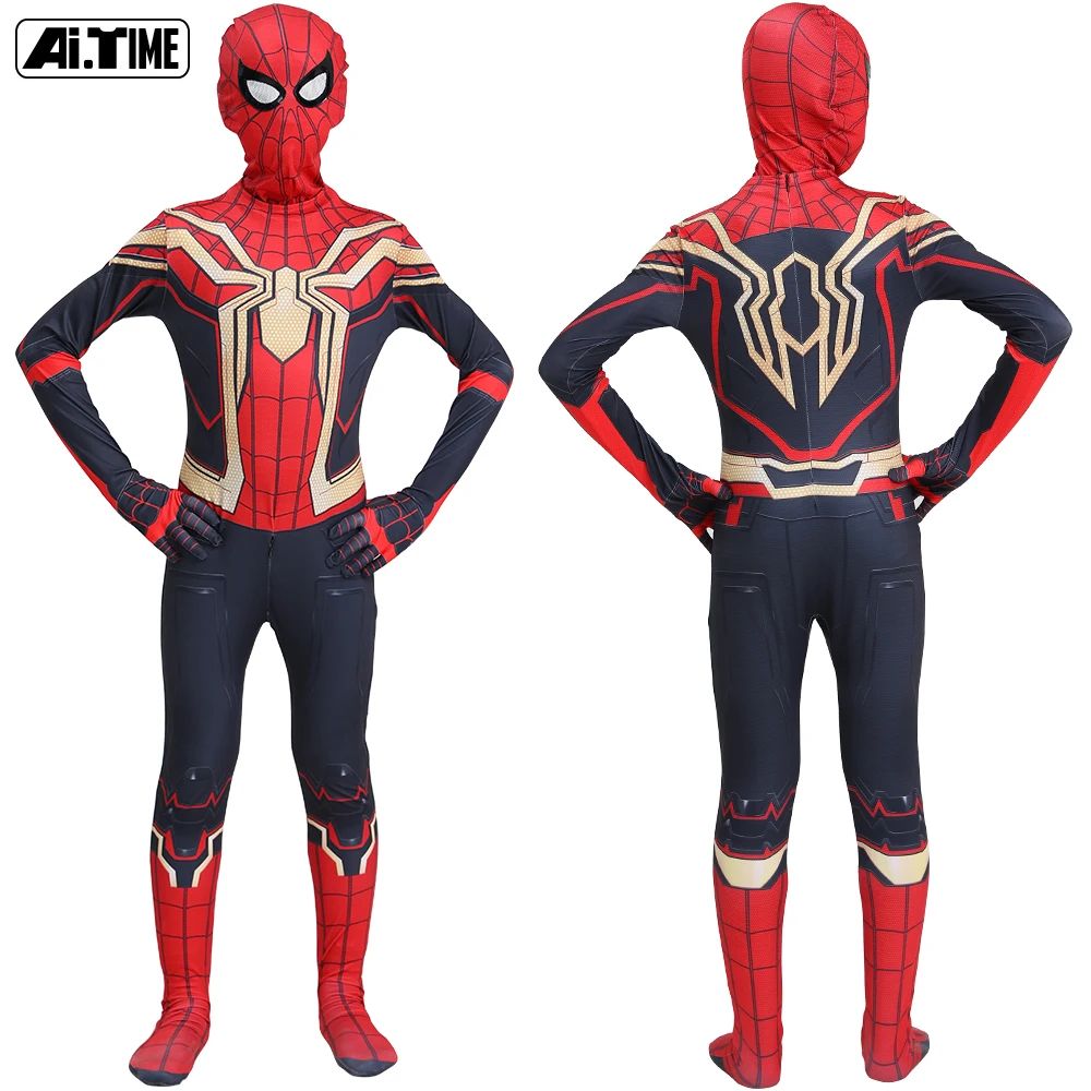 Halloween Easter cos Spider-Man tights hero no return jumpsuit hero adventure costume show costume