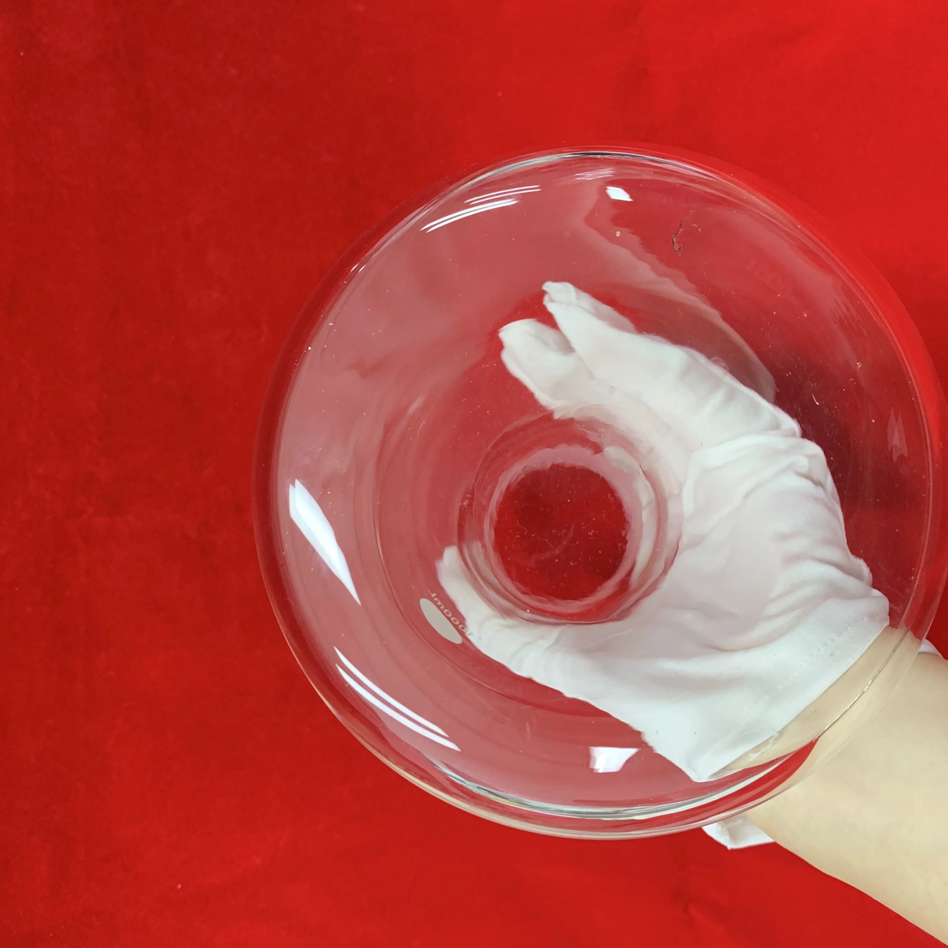 lab use clear erlenmeyer borosilicate glass flask 25-1000ml