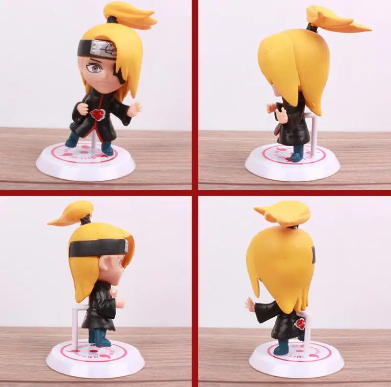 
Wholesale Mini Hot Naruto Shippuden Akatsuki 11 Piece Figure Set,PVC Action Figures Toys with Sharingan Base Stands 