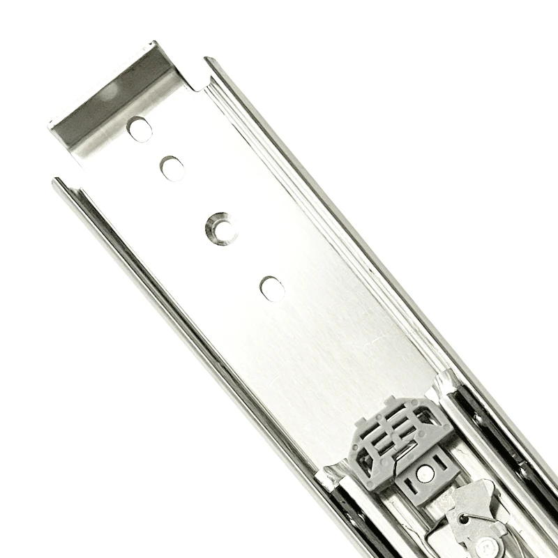 GUANZHIYU 32 INCH 3-Sections Silent Drawer Slides Side Mount Ball Bearing Sliding Drawer Slides