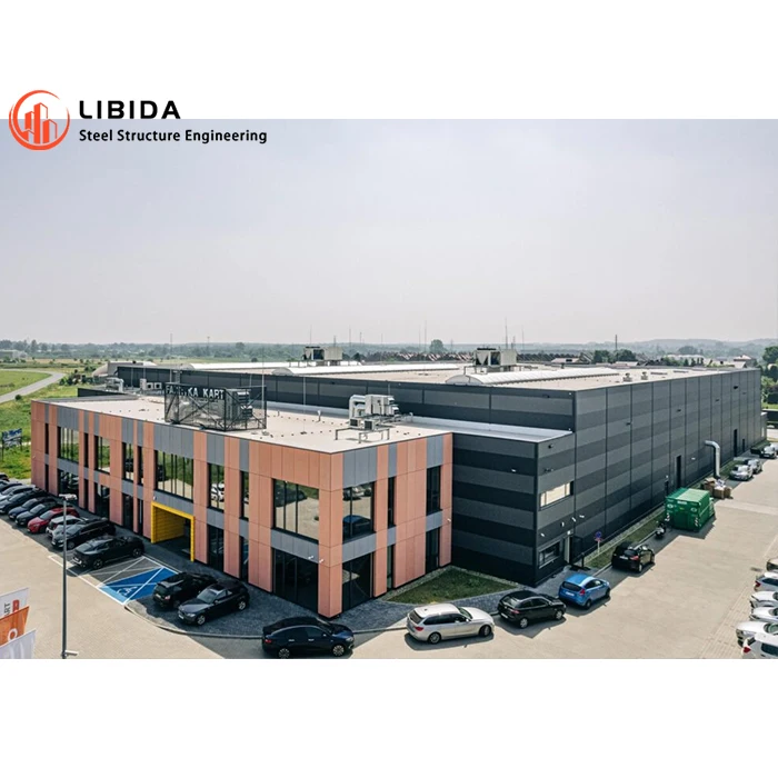 Prefabricated Light Gauge Steel Structure Warehouse Metal Building Iron Metal Structure Warehouse