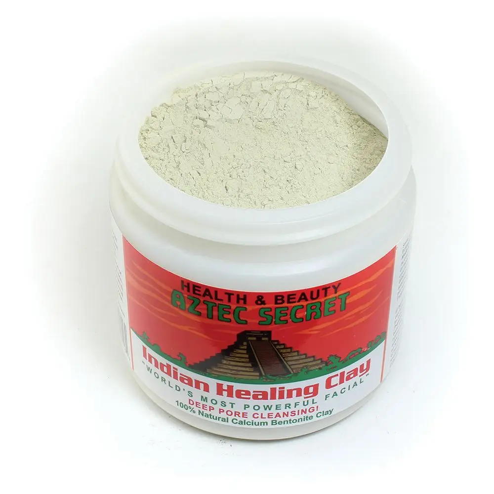 Oem/Odm Original 100% Natural Faceial Volcanic Mud Mask Deep Pore Cleansing Mask Aztec Secret Calcium Indian Healing Clay