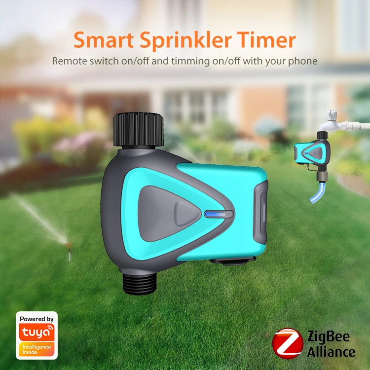 Smart home watering irrigation timer farm drip watering controller patio sprinkler timer wifi auto water timer