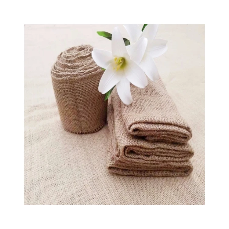 China Wholesale and high quality heavy duty reusable eco friendly small jute burlap roll for bags