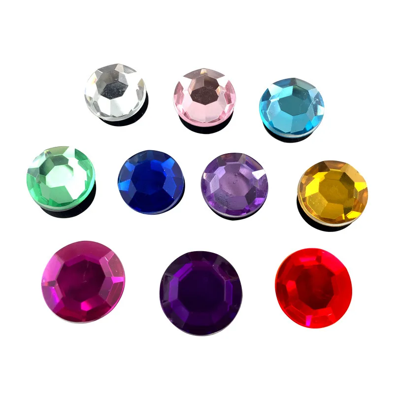 1pcs rock band shoes charms wholesale crystal dozen pack shoe charm round shoe clasps decoration