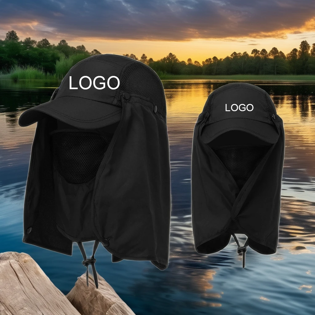 Hot Sale Unisex Wide Brim Summer Fishing Bucket Hat Quick-Dry Feature UV Protection Custom Logo Cartoon Made Nylon Silk Outdoor