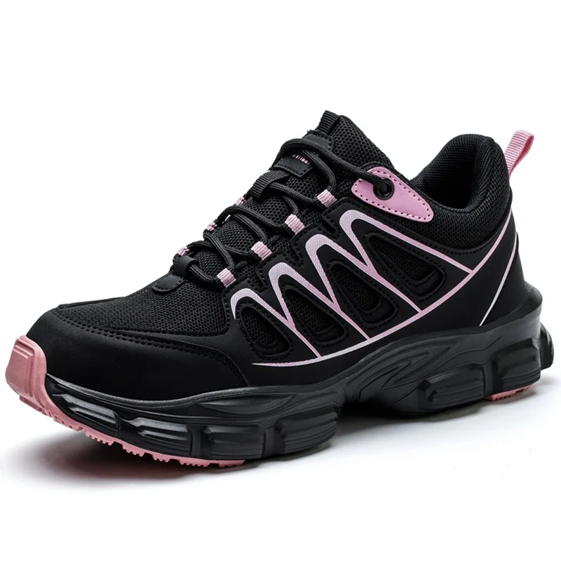 Spot new anti-smash anti-puncture breathable lightweight sports safety shoes