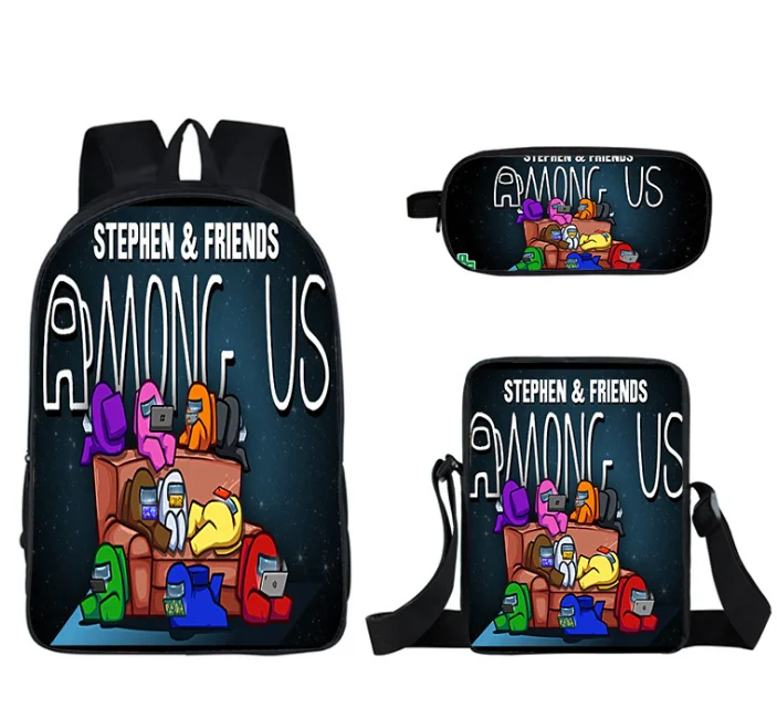 
Custom high quality wholesale among us backpack Fashion among us bag for holiday gift 