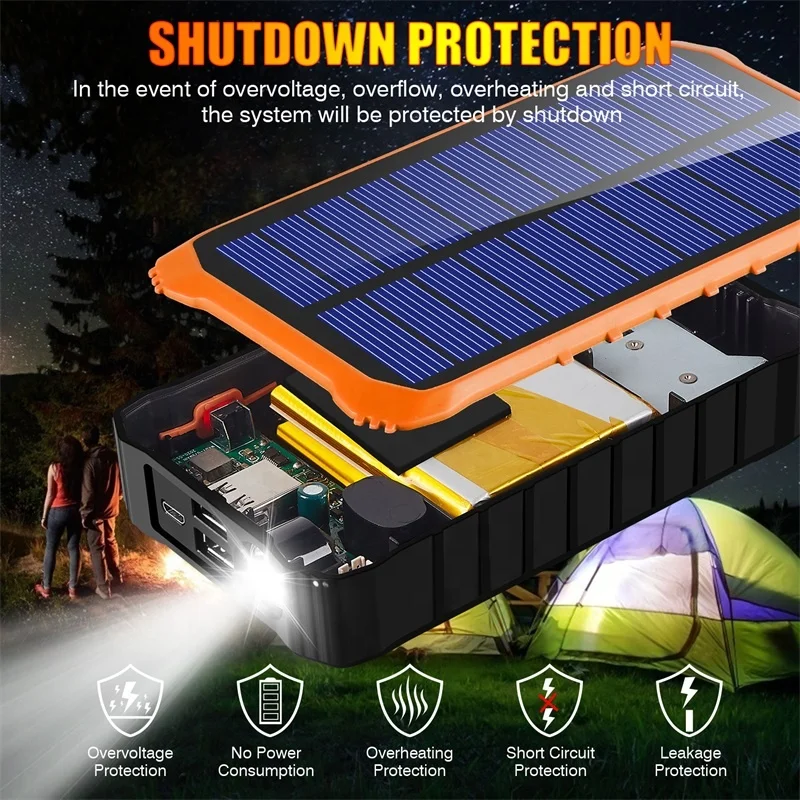  Реальный 12000mah внешний аккумулятор светодиодный фонарик блок питания поделитесь ручными ручками
