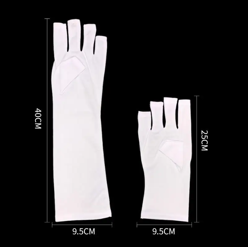 2023 New Anti-ultraviolet UV Glove for Gel Nail Lamp Glove With UV Protection For Nails