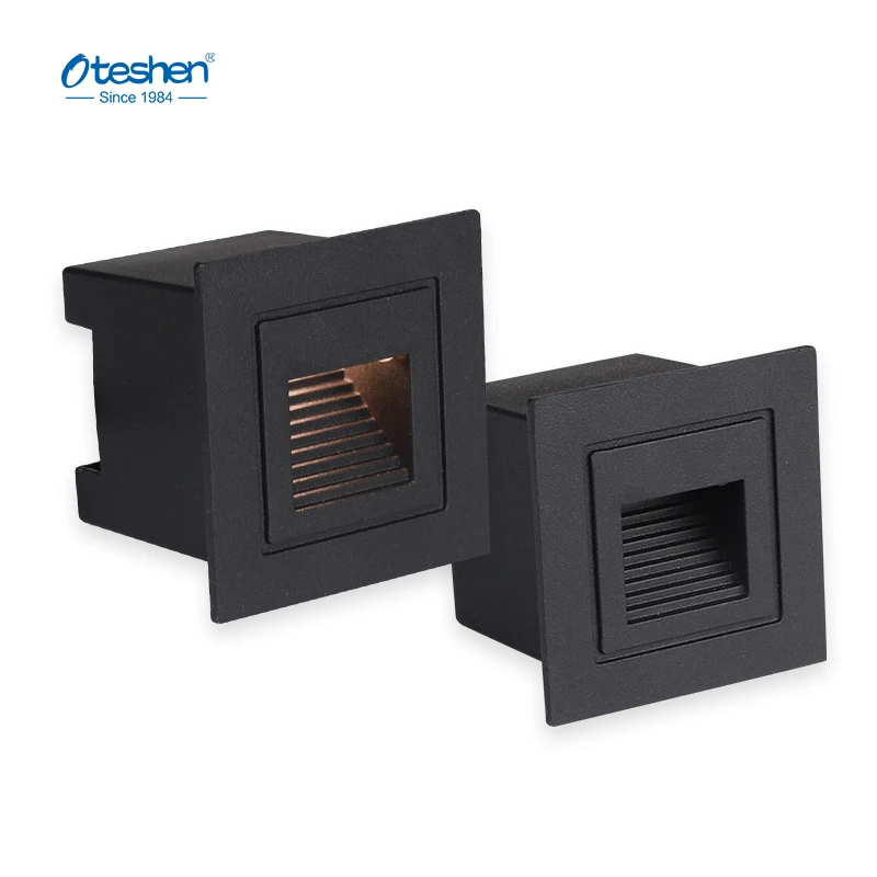 Photocell Led Recess Gypsum Step Light Outdoor Staircase Step Light Square