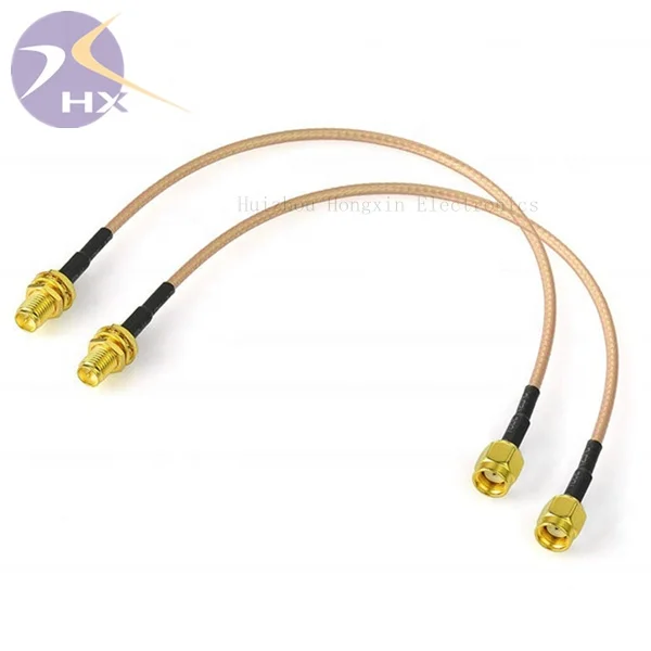 Rg174 Cable With Rp-Sma Male To Rp-Sma Female Connector Cable Rg316/Rg174/Rg58 Pigtail Rf Jumper Cable Rp Sma Antenna