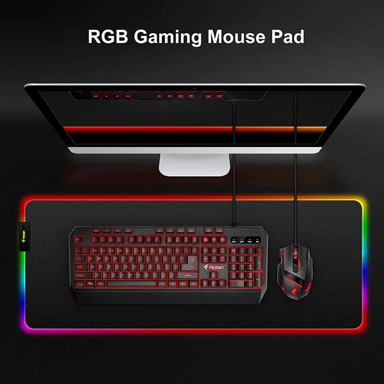 XXL  Mouse pad Computer Desk Mat Large  Extended Gaming Mouse Pad  Print LOGO And Pattern
