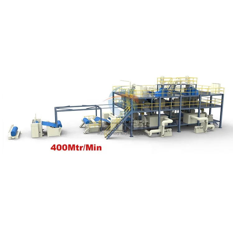 High Efficient Automatic Non Woven Fabric Making Chemical Fiber SMS Spunbond Lamination Machine