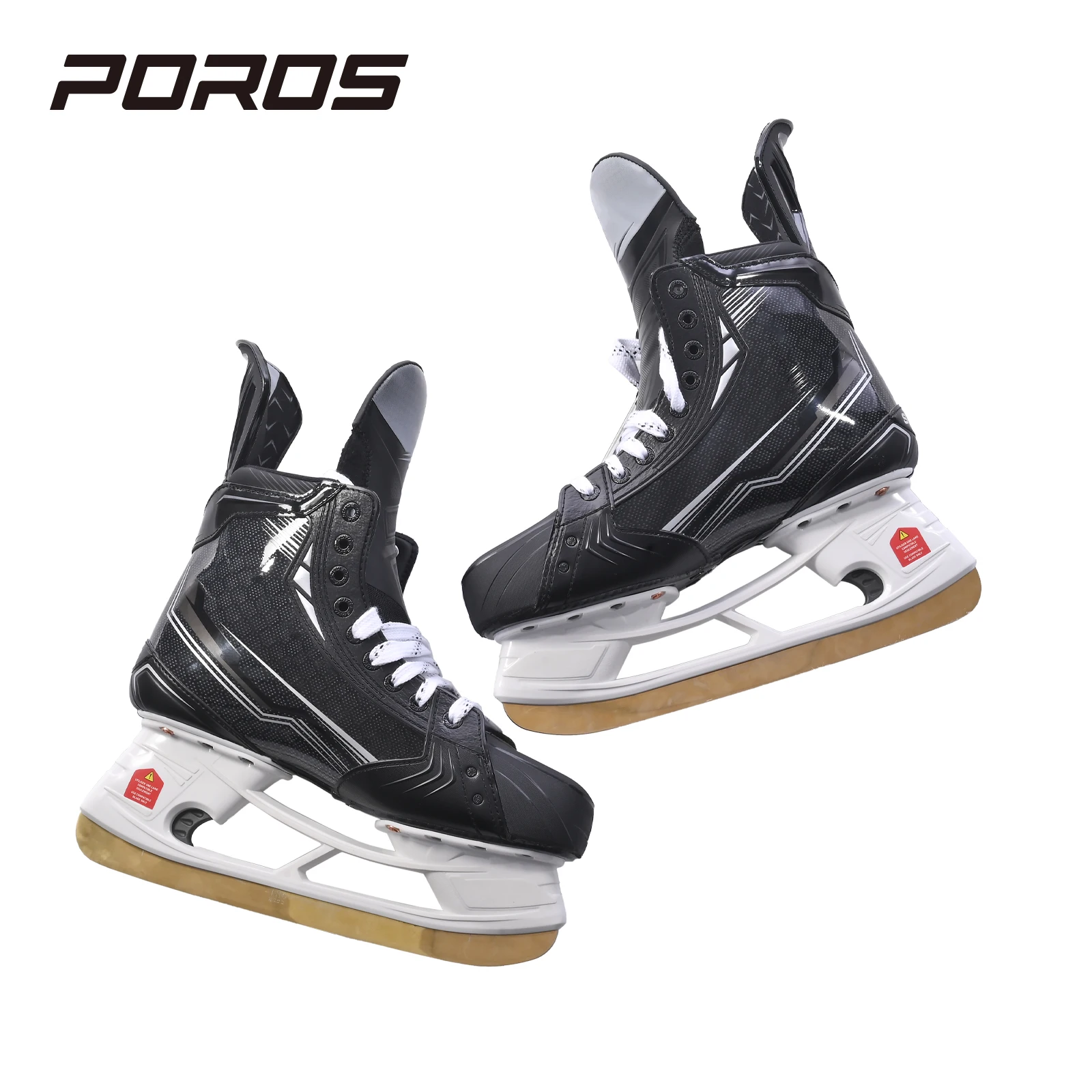 POROS Professional Ice Skating Shoes Rental Ice Hockey Skates For Ice Rink