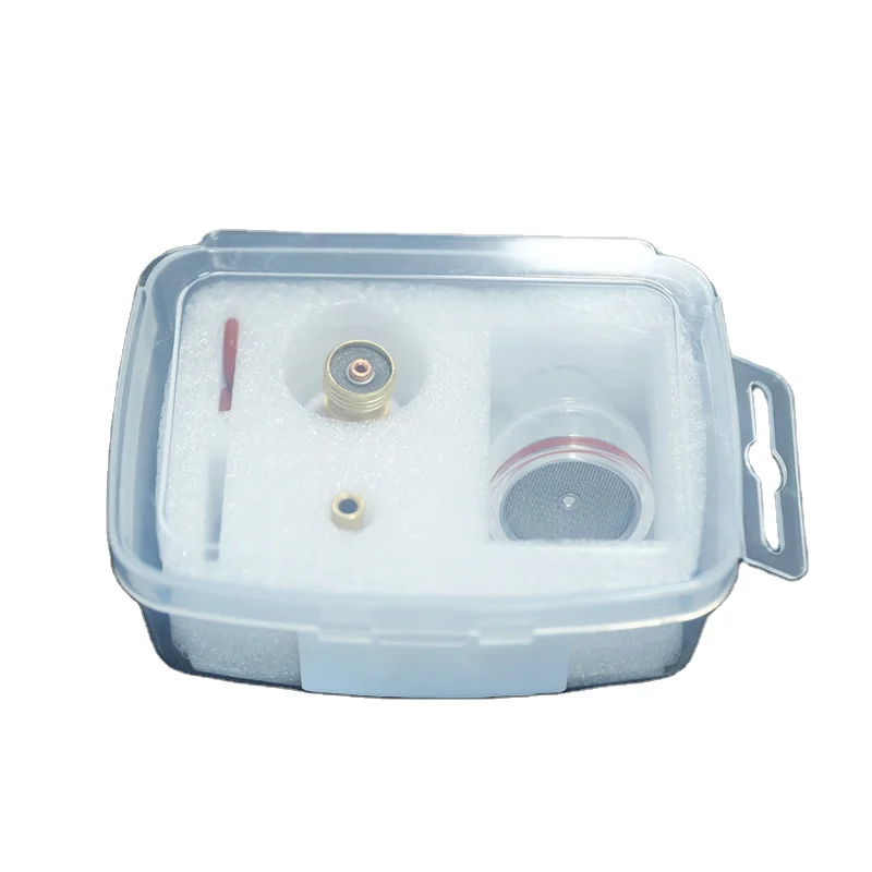 RHK WP17/18/26 Glass Cup, Collet Body Gas Lens, Collet, Brass Guide, Insulator Torch Body Gas Lens TIG Welding Torch Parts