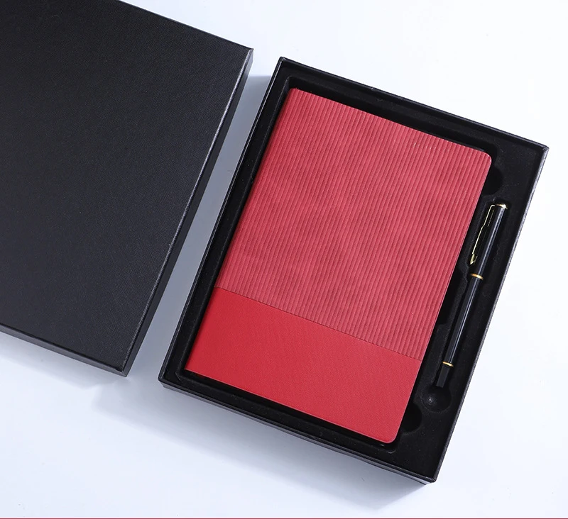 School Office Supplies Leather Soft Cover Luxury Notebook Handmade Diary A5 LOGO Leather Bound Lined Journal Notebook