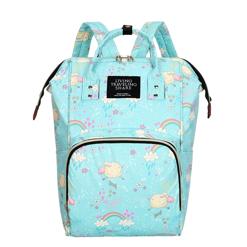 Oxford Stripes Can Hang Stroller Wholesale Diaper Bags Travel Baby Bag