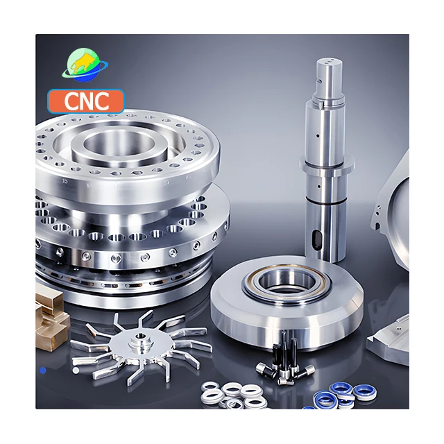 Custom CNC Machined Anodized Aluminum 3D Printing Precision CNC Spare Turning Metal Machining Milling Manufacturer Service Parts