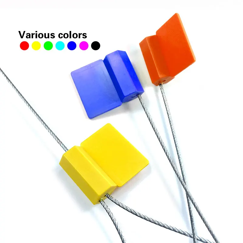 Wire lead high metallic safety sealing system security 1.8mm waterproof dissamble metal lock cable seals