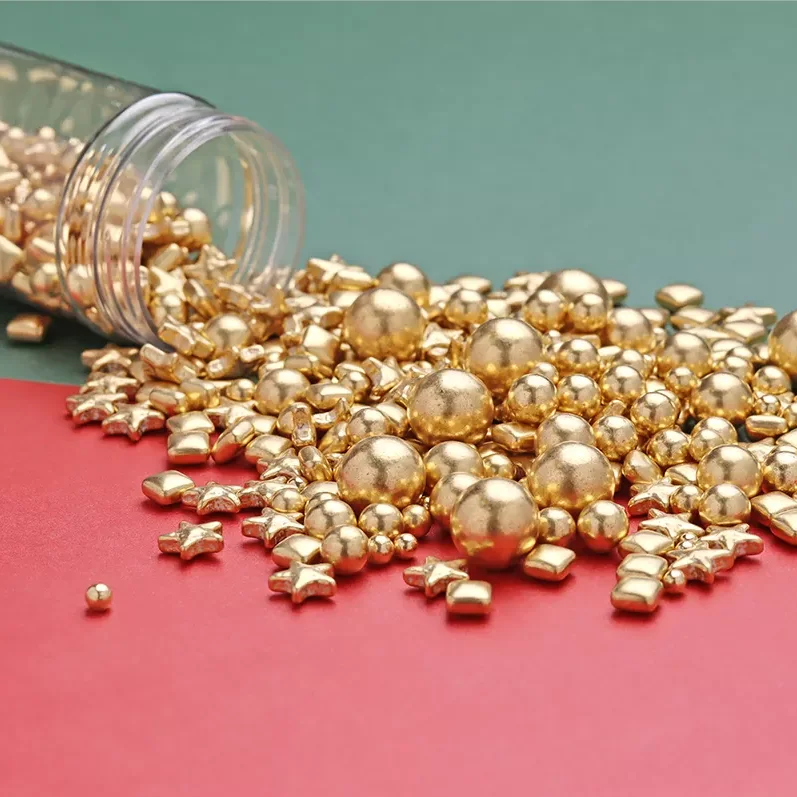 edible pearl sprinkles Mix for Baking Cake and Cookie Decorating