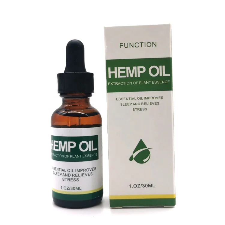 Oem Brand 100% Pure Herb Cbd Oil Full Spectrum Hemp Oil For Pain Relief Natural Hemp Essential Oil