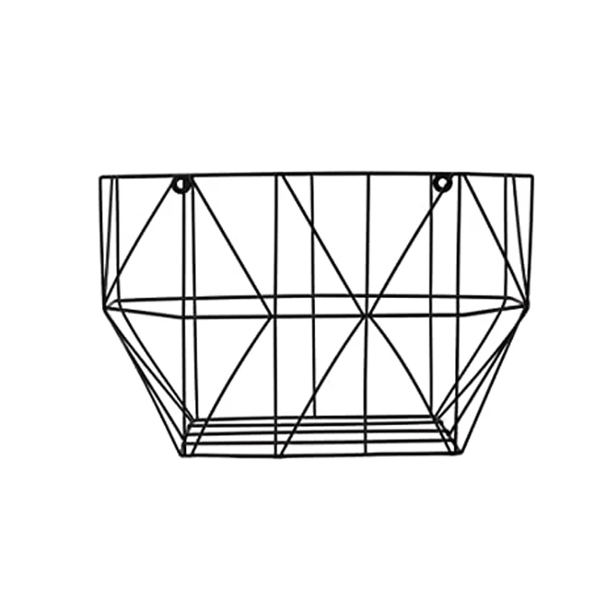 Kitchen Pantry Bathroom Bedroom Entryway Laundry Room Garage Hanging Storage Organizer Wall Mounted Metal Wire Storage Baskets