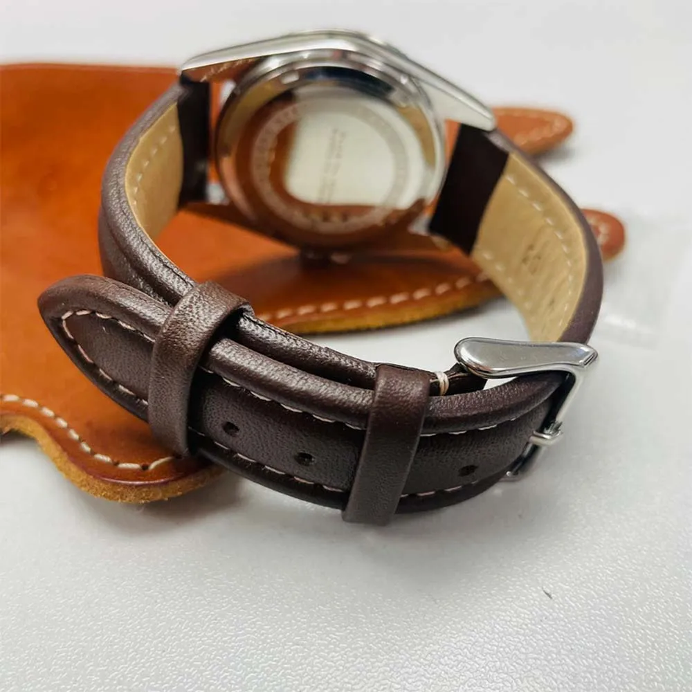 Popular design Brown and black Italican Vintage Calf Leather Bands with quick release Wristband Watch Bands Watch Straps