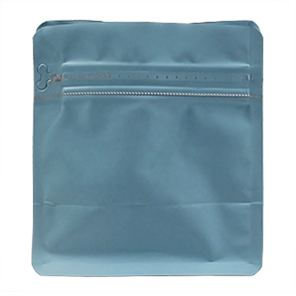 Custom Biodegradable Kraft Aluminum Foil Glossy Eight Side Gusset Sealed Tea Packing One Way Valve Coffee Bags