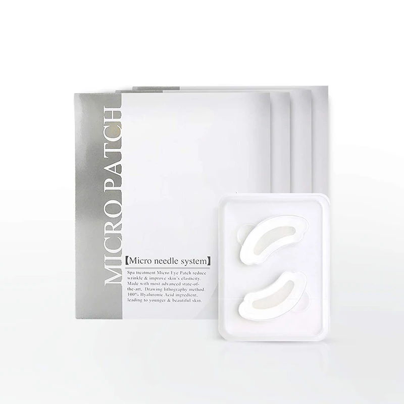 Hyaluronic Acid Microneedle Under Eye Patches Mask For Smooth