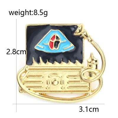 Gold And Silver Heart Brooch Doctor Heart Surgeon Nurse Internal Medicine Pin Medical Jewelry Heart Defect Brooch For Women Gift