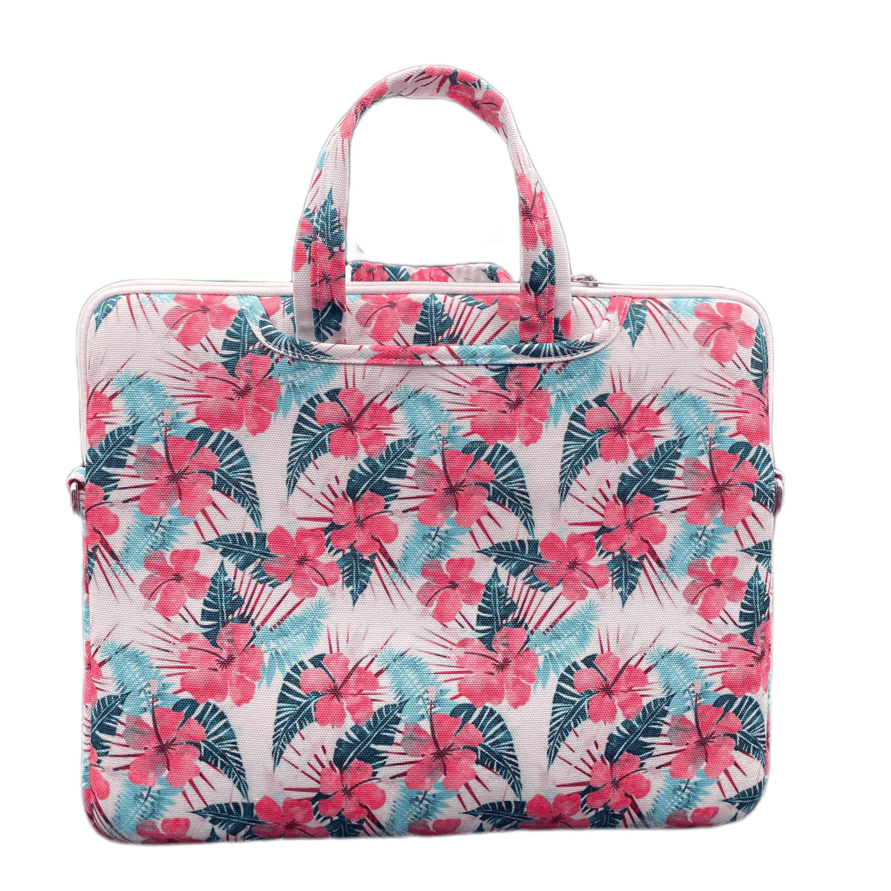 Custom Logo Polyester Laptop Briefcase Case with Shoulder Strap Waterproof Protective Laptop Messenger Bag for business travel