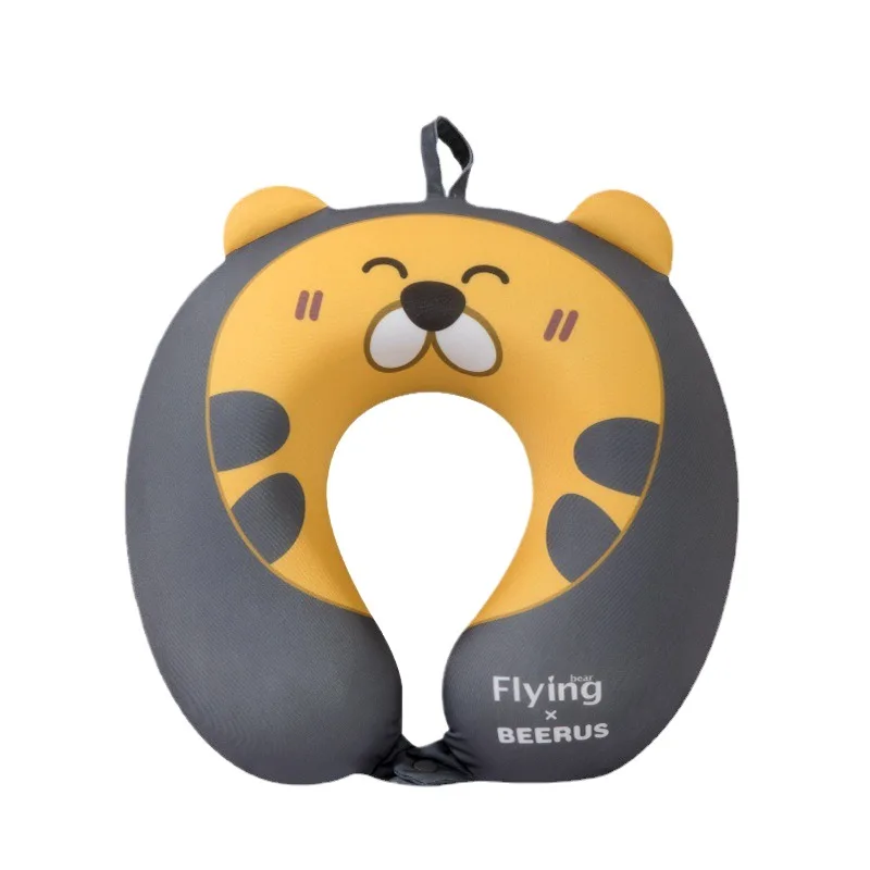 Animal Series foam particles slow rebound dual-use u-shaped travel neck pillow