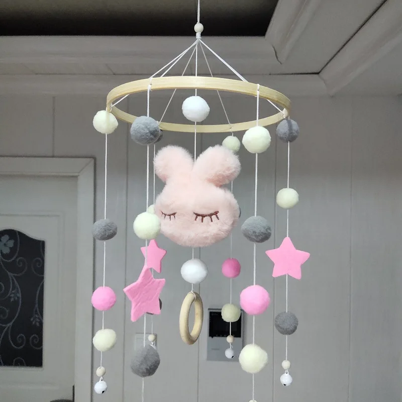 Кролик детская кроватка детские игрушки подвесное украшение макраме Детская комната Декор