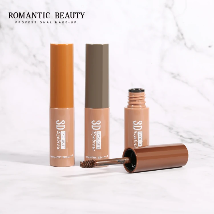 Romantic Beauty Eyebrow Dyed Cream Korean Makeup Long Lasting Waterproof Eye Brow Liquid gel With Brush Beauty Cosmetics